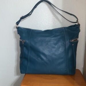 Large leather Garrett Hill made in Italy tote bag